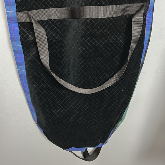 Vintage Nordic House Designs 90s Floral Plaid Velvet Hanging Garment Luggage Bag - Picture 8 of 16